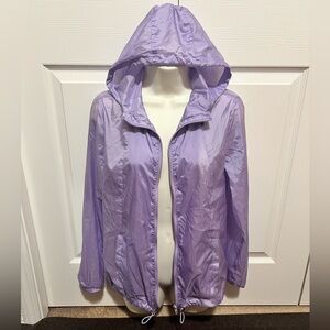 Zine Windbreaker in Pastel Purple Sz Small
